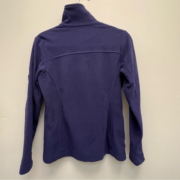 Columbia Fast Trek Full Zip Fleece Jacket Navy Blue Size Small - Picture 2 of 13